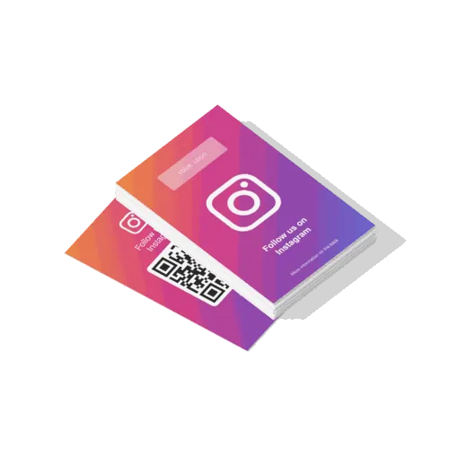 QR Follower Business Cards example