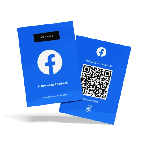 QR Follower Large Cards example