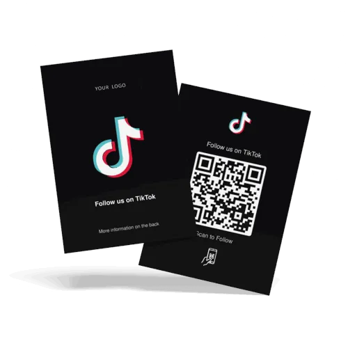 QR Follower Large Cards example