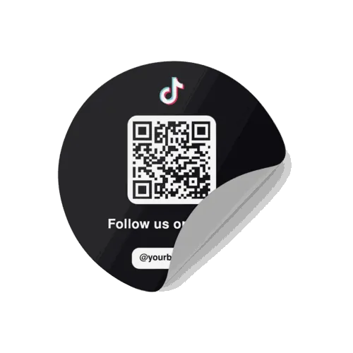 QR Follower Stickers example
