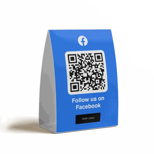 QR Follower Table Stands example